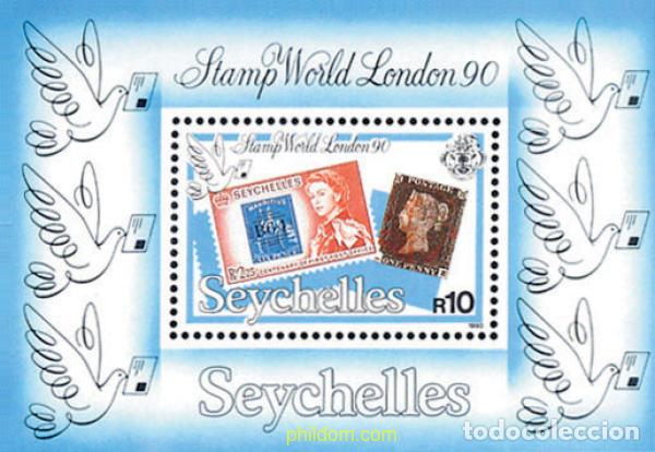Sellos: 151770 MNH SEYCHELLES 1990 LONDON 90. EXPOSICION FILATELICA INTERNACIONAL