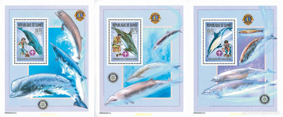 Sellos: 152667 MNH GUINEA 2002 BALLENA
