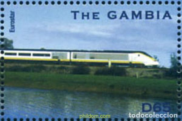 Sellos: 317168 MNH GAMBIA 2004 BICENTENARIO DE LOS TRENES A VAPOR