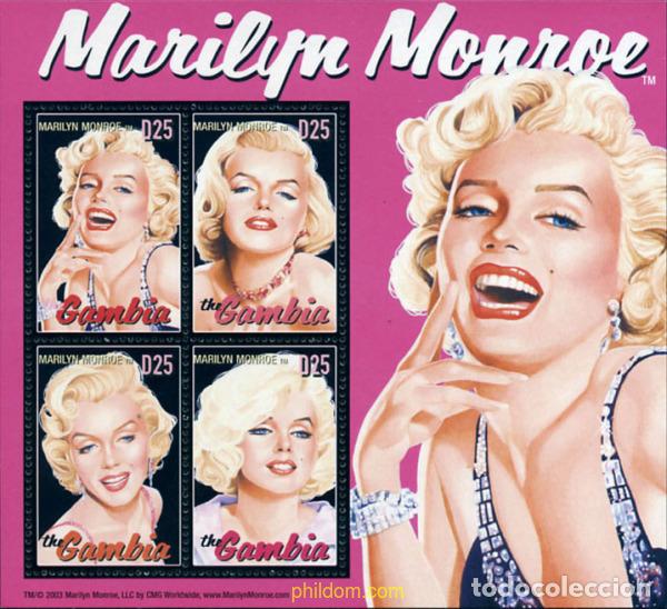 Sellos: 223566 MNH GAMBIA 2004 MARILYN MONROE