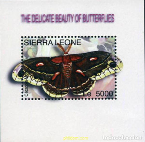 Sellos: 155025 MNH SIERRA LEONA 2004 MARIPOSAS
