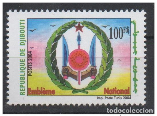 Sellos: Djibouti Schibuti 2004 Mi. 800 Nueve emblema nacional Staatswappen MNH RARE