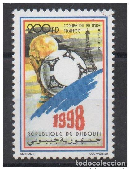 Sellos: Yibuti 1998 Mi. 664** nueve MNH FIFA WM World Cup France Soccer RARE