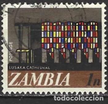 Sellos: Zambia 1968 - Mi 39 - YT 39 - Catedral de Lusaka