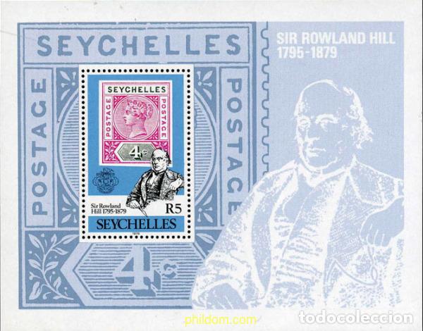 Sellos: 187576 MNH SEYCHELLES 1979 CENTENARIO DE LA MUERTE DE SIR ROWLAND HILL