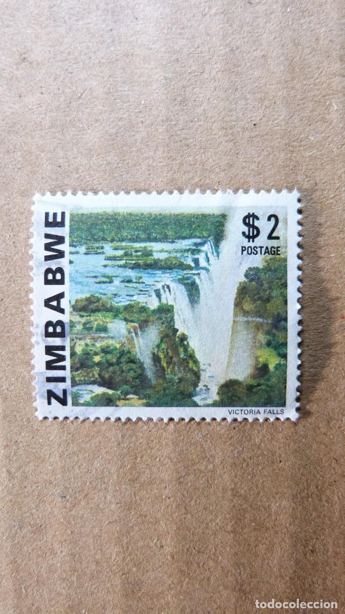 Sellos: Sello Zimbabwe Cataratas Victoria Falls