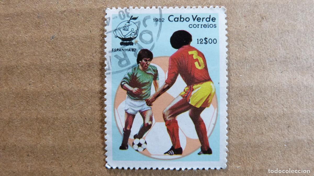 Sellos: Sello Cabo Verde Mundial de Futbol Espa&ntilde;a 82 a&ntilde;o 1982
