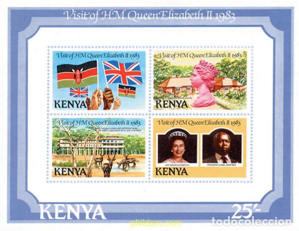 Sellos: 124801 MNH KENIA 1983 VISITA REAL