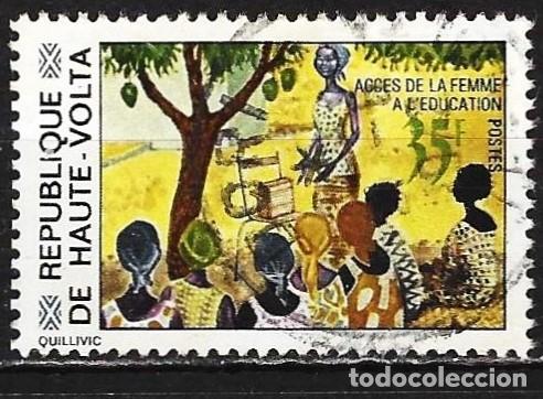 Sellos: Alto Volta 1971 - Mi 347 - YT 254 - Acceso de las mujeres a la educaci&oacute;n