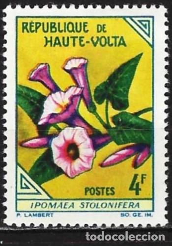 Sellos: Alto Volta 1963 - Mi 124 - YT 117 - Flores - MH*