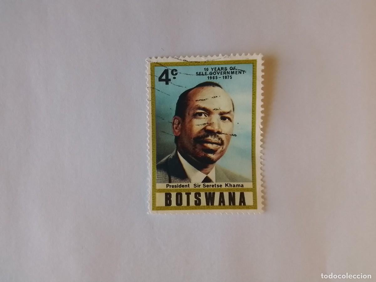 Sellos: A&Ntilde;O 1975 BOTSWANA SELLO USADO