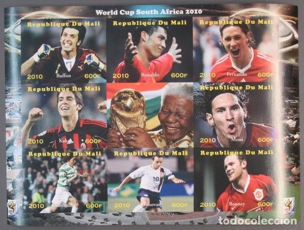Sellos: MALI 2010 SHEET MNH IMPERF MUNDIAL DE FUTBOL SOUTH AFRICA FOOTBALL WORLD CUP SOCCER DEPORTES SPORTS