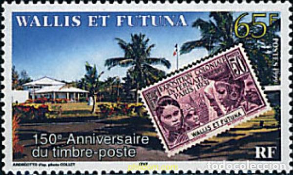 Sellos: 88756 MNH WALLIS Y FUTUNA 1999 150 ANIVERSARIO DEL SELLO