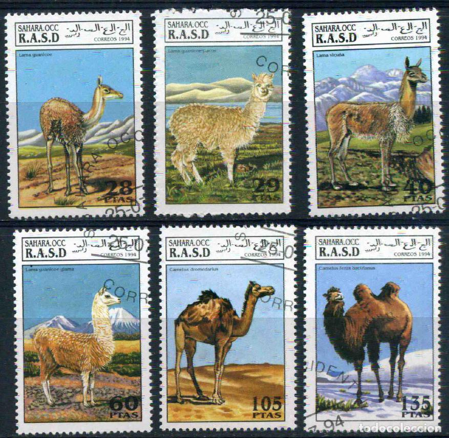 Sellos: RASD - Sahara Occ. 1994 Cam&eacute;lidos