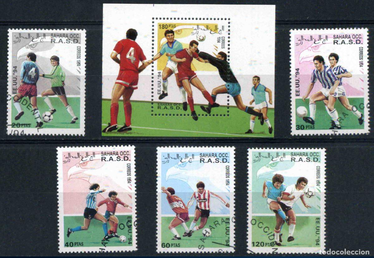 Sellos: RASD - Sahara Occ. 1994 Mundial de f&uacute;tbol 1994 EEUU