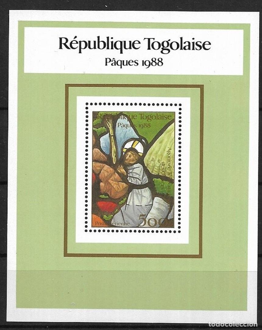 Sellos: TOGO 1988 SHEET MNH EASTER PASCUA PAQUES OSTERN ARTE PINTURAS ART PAINTINGS