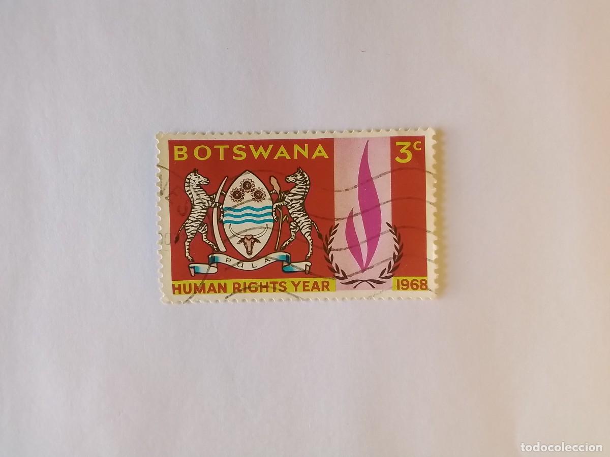 Sellos: A&Ntilde;O 1968 BOTSWANA SELLO USADO