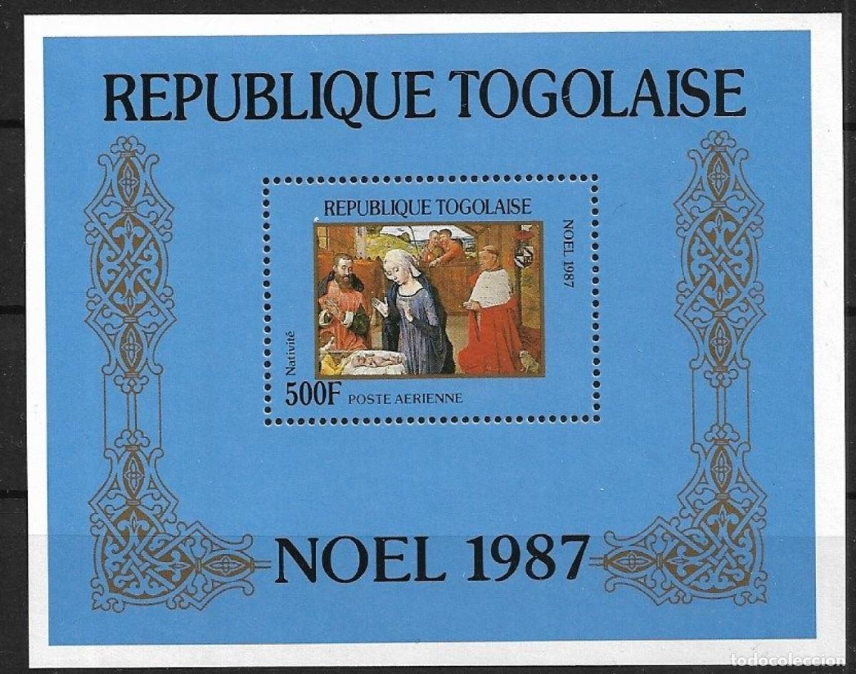 Sellos: TOGO 1987 SHEET MNH NAVIDAD CHRISTMAS NOEL NATALE