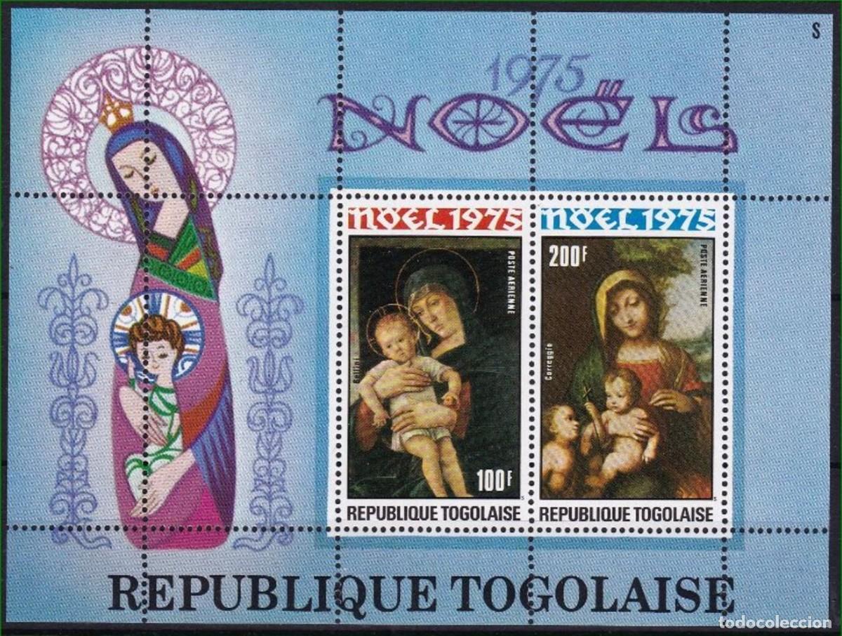 Sellos: TOGO 1975 SHEET MNH NAVIDAD CHRISTMAS NOEL NATALE