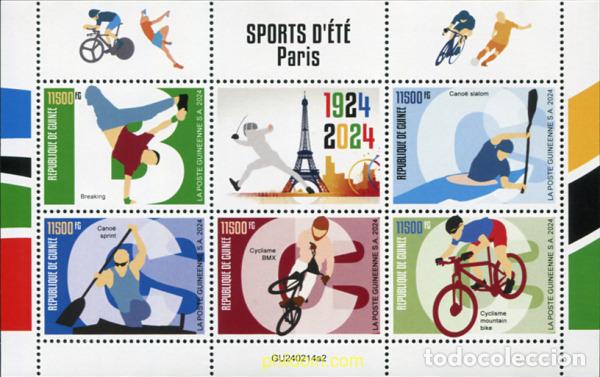 Sellos: 775866 MNH GUINEA 2024 33 JUEGOS OLIMPICOS DE VERANO - PARIS 2024