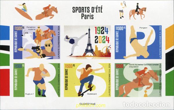 Sellos: 775875 MNH GUINEA 2024 33 JUEGOS OLIMPICOS DE VERANO - PARIS 2024