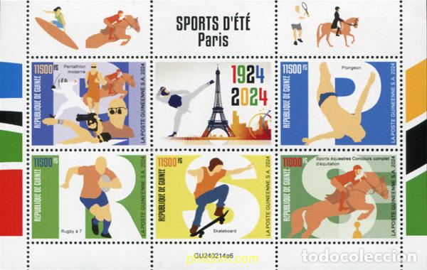 Sellos: 775874 MNH GUINEA 2024 33 JUEGOS OLIMPICOS DE VERANO - PARIS 2024