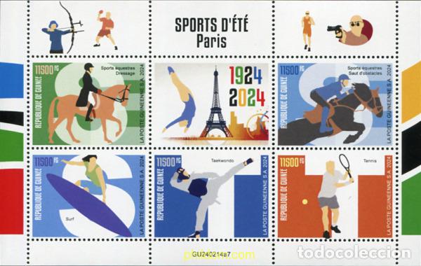 Sellos: 775872 MNH GUINEA 2024 33 JUEGOS OLIMPICOS DE VERANO - PARIS 2024