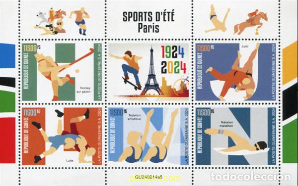 Sellos: 775876 MNH GUINEA 2024 33 JUEGOS OLIMPICOS DE VERANO - PARIS 2024