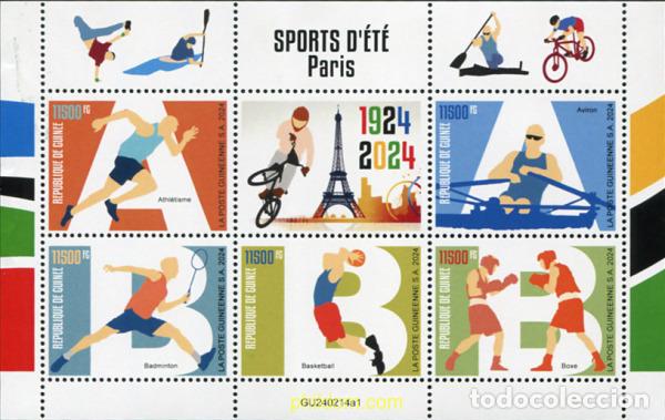 Sellos: 775883 MNH GUINEA 2024 33 JUEGOS OLIMPICOS DE VERANO - PARIS 2024
