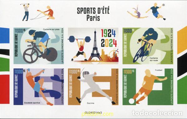 Sellos: 775882 MNH GUINEA 2024 33 JUEGOS OLIMPICOS DE VERANO - PARIS 2024