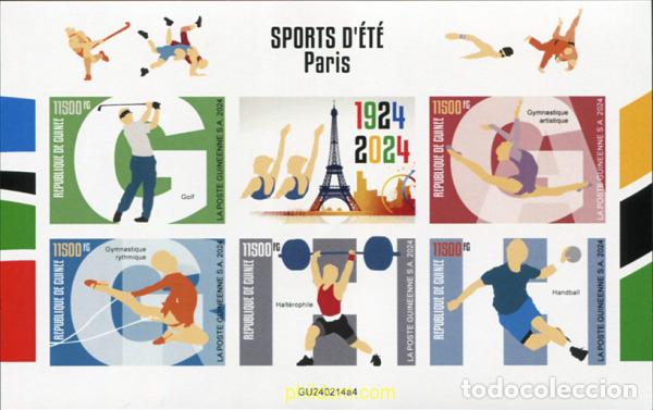 Sellos: 775880 MNH GUINEA 2024 33 JUEGOS OLIMPICOS DE VERANO - PARIS 2024