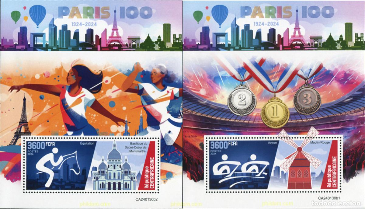 Sellos: 747649 MNH CENTROAFRICANA 2024 33 JUEGOS OLIMPICOS DE VERANO - PARIS 2024