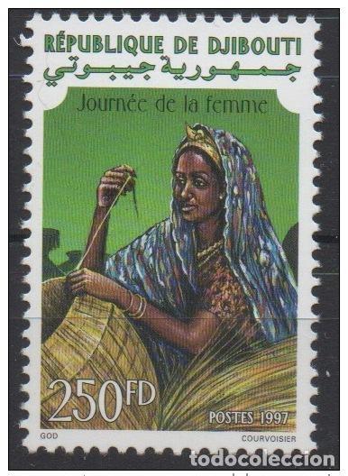Selos: Djibouti 1997 Mi. 637 ** nueve MNH D&iacute;a de la Mujer &iexcl;RARO!