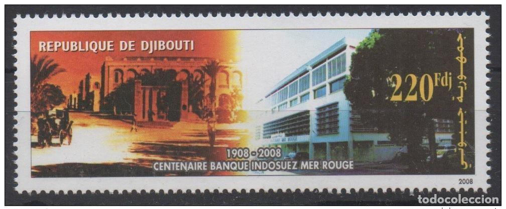 Selos: Yibuti 2007 Mi. 812 MNH Centenary Bank Indosuez Mar Rojo 1908-2008 &iexcl;RARO!