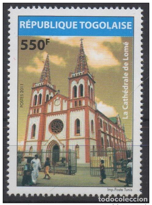 Selos: Togo 2011 - mayo. C4316 Catedral de Lom&eacute; Iglesia Religiosa 550F MNH ** &iexcl;RARO!