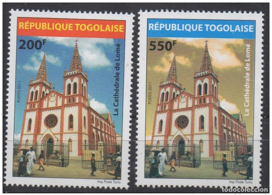 Selos: Togo 2011 - mayo. C4316 Catedral de Lom&eacute; Religi&oacute;n Iglesia
