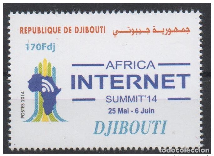 Selos: Djibouti Schibuti 2014 novena Cumbre de Internet en &Aacute;frica MNH RARE