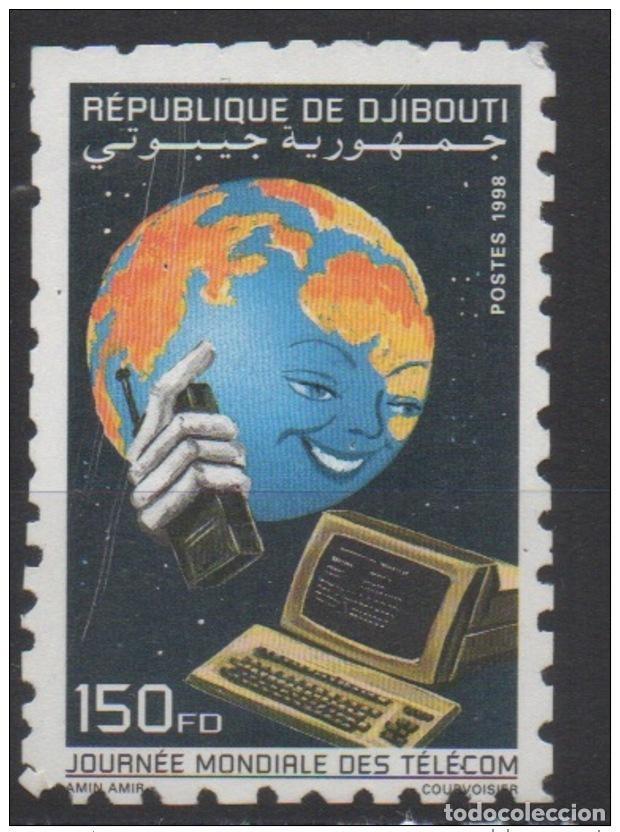 Selos: Djibouti 1998 Mi. 668 Imperf para usar? Nueve meses en el D&iacute;a Mundial de las Telecomunicaciones