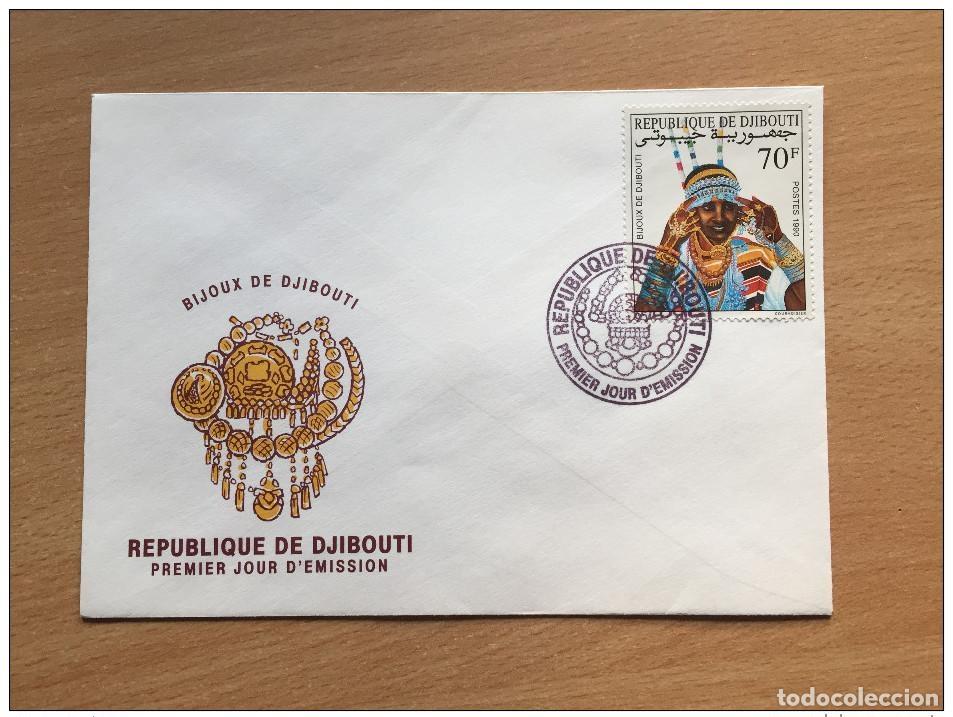 Sellos: Yibuti Schibuti 1990 FDC Bijoux Schmuck Jewelry Mi. 535