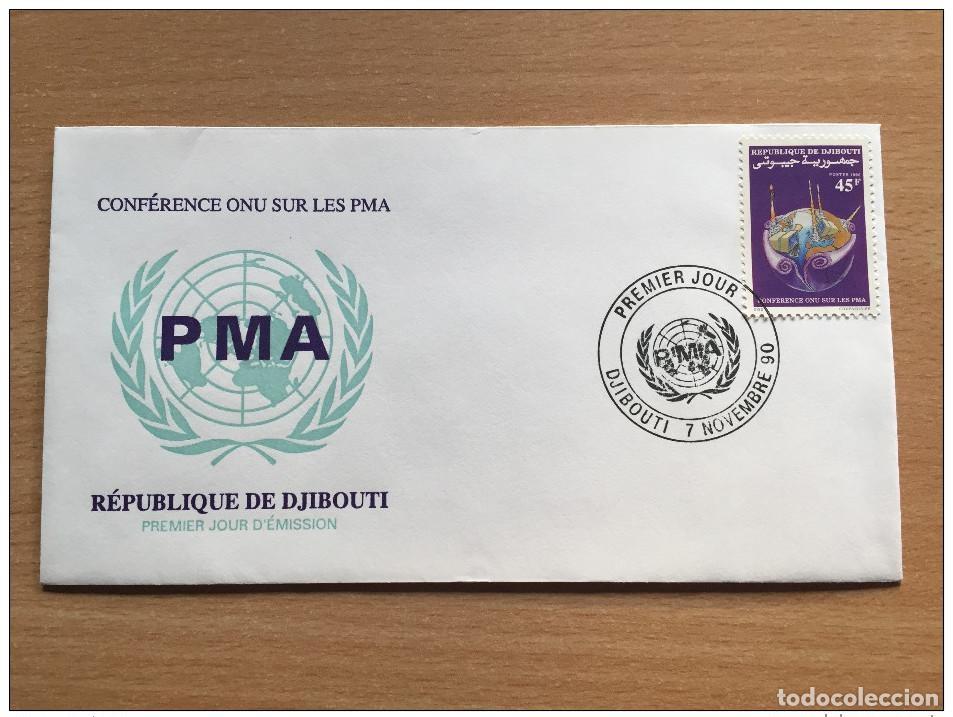 Sellos: Djibouti 1990 FDC UNO-Konferenz ONU Mi. 543