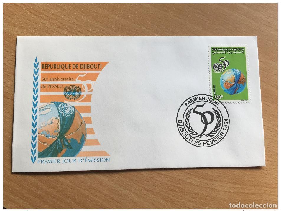 Sellos: Djibouti Schibuti 1994/1995 FDC 50 y ONU a&ntilde;os Jahre UNO No. 606