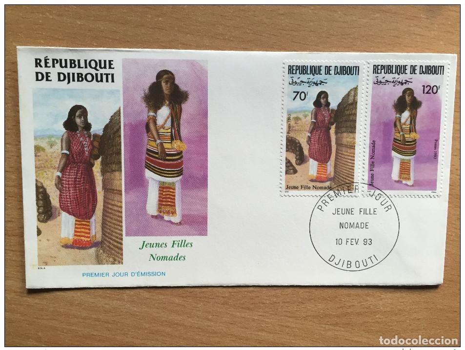 Sellos: Djibouti Schibuti 1993 FDC Young Nomad Girls Mi. 576 577