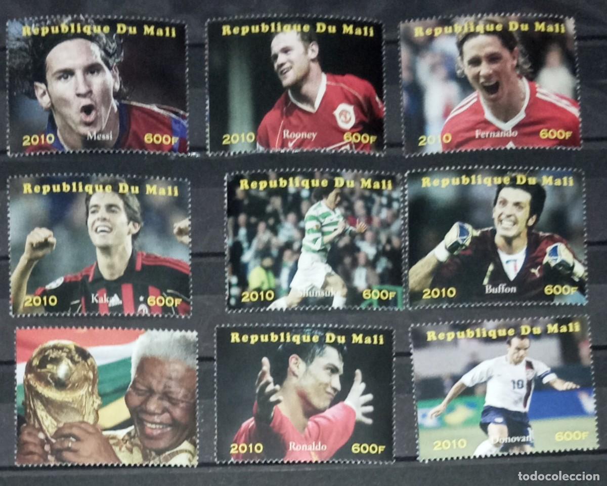 Sellos: MALI 2010 SERIE 9 STAMPS MNH MUNDIAL DE FUTBOL SOUTH AFRICA FOOTBALL WORLD CUP SOCCER DEPORTES