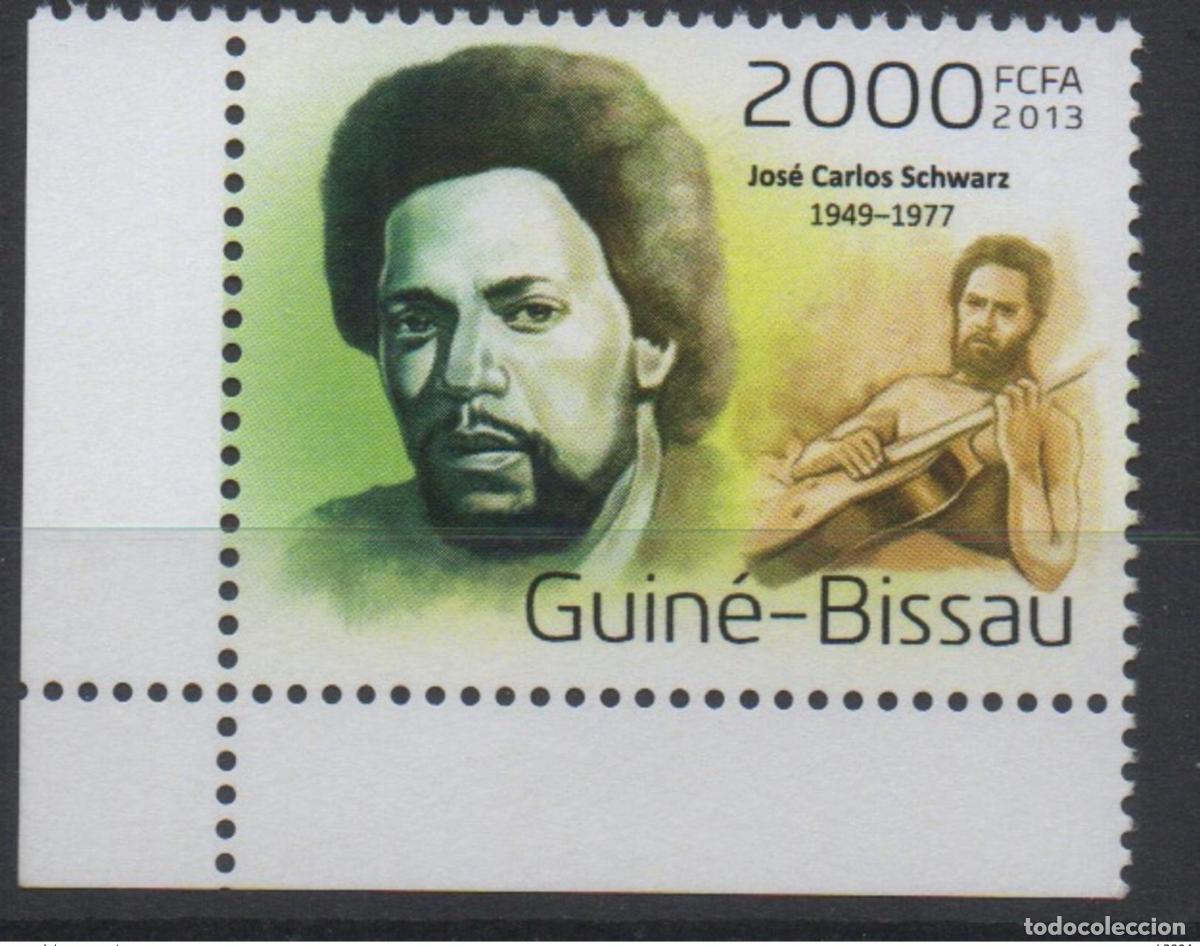 Sellos: Guinea-Bis&aacute;u 2013 Mi.? Jos&eacute; Carlos Schwarz: Guitarra M&uacute;sica