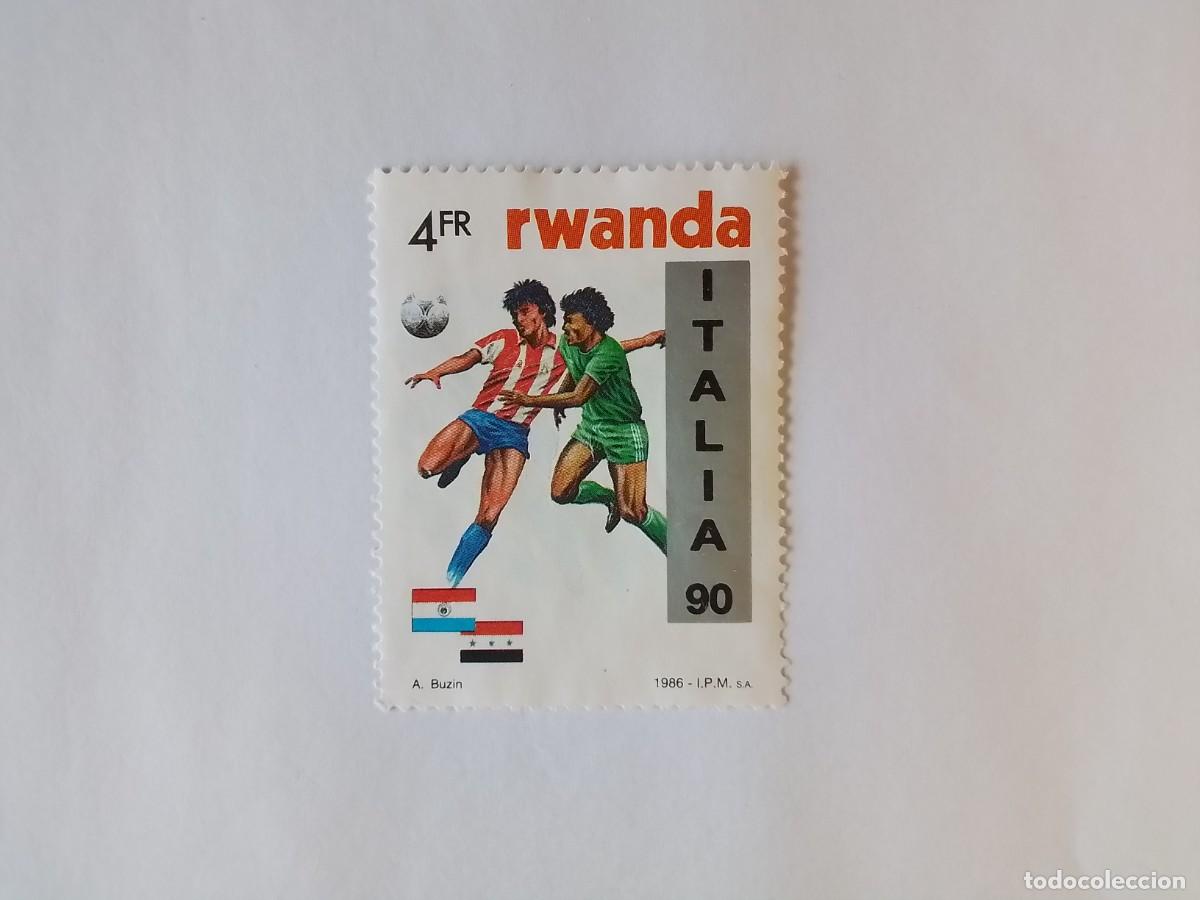 Sellos: A&Ntilde;O 1986 RUANDA SELLO USADO