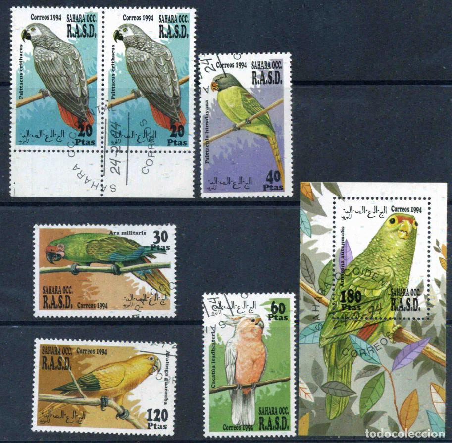 Sellos: RASD - Sahara Occ.- Rep&uacute;blica Saharaui 1994 Loros