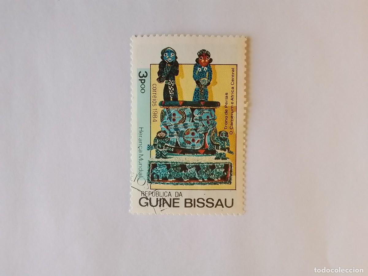 Sellos: A&Ntilde;O 1984 GUINEA BISSAU SELLO USADO