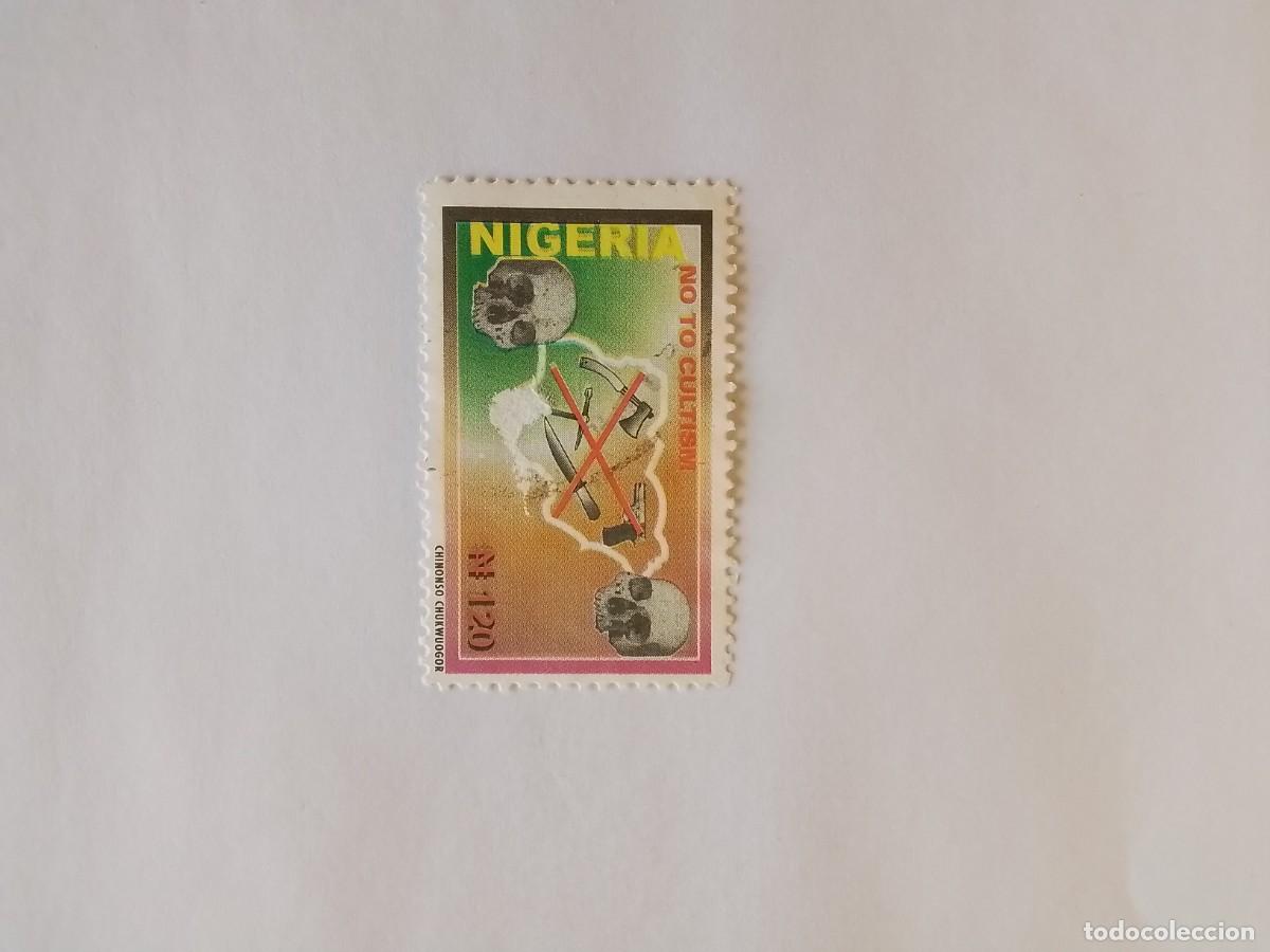 Sellos: A&Ntilde;O 1990 NIGERIA SELLO USADO