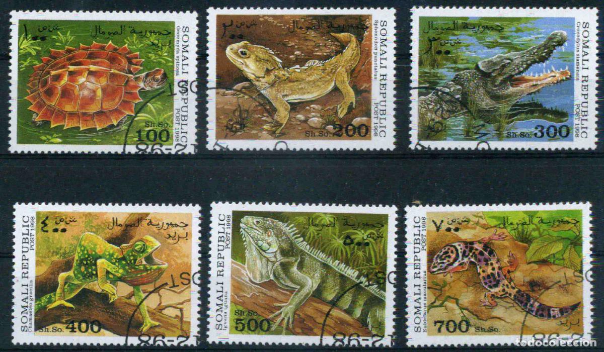 Sellos: Somali Republic - 1998 - Reptiles