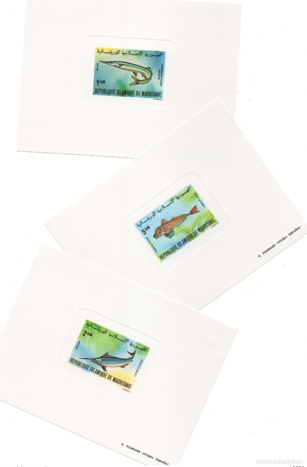 Stamps: EVENTO DE LUJO EN Mauritania 1979 Mi. 657-659 Peces y fauna